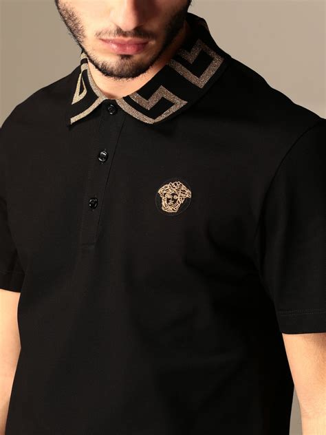 versace polo t shirts|versace polo shirts for men.